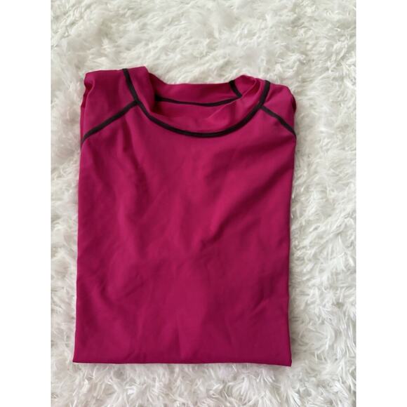 Sporti Adult Sz. XXL Pink Short Sleeved Rashguard. Great Top - Picture 12 of 12